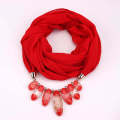 New Design Scarf Necklace for Women fashion 11colors Statement Necklace scarf for wrapped woman Muslim foulard femme jewelry. 