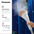 Panasonic 2000W Garment Steamer, Wide Head, 2 Steam Settings, 1.5L Tank. NI-GSG060. 