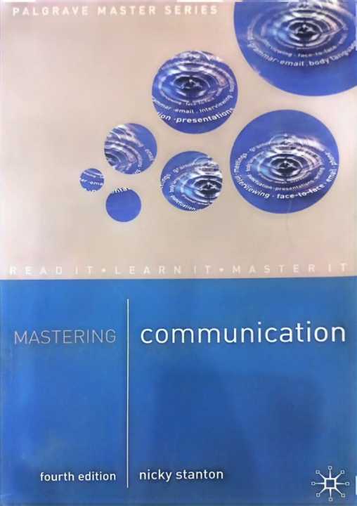 MASTERING COMMUNICATION PRINT FORM