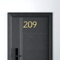 Self Adhesive 3D Number Stickers 0-9 Number Sticker Metal Building Floating Exterior House Apartment Cabinet Mailbox Numbers. 