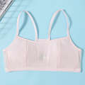 Omifen 12-year-old girl, big boy and young girl development, student underwear, cotton top, chest wrapped vest. 