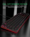 Black Shark RGB Mechanical Gaming Keyboard LED Backlit Wired Keyboard with Blue Switches, Fully Programmable, Anti-Ghosting 104 Keys for Desktop PC, Sixgill K2. 
