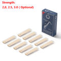 KOKKO 10 PCs Bb Tone Tenor Saxophone Reeds Strength 2.0 2.5 3.0 Professional Sax Reeds Thinner Reed Tip For Sax Clarinet Beginner Player. 