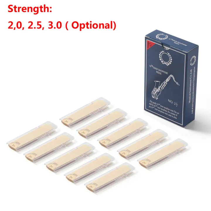 KOKKO%2010%20PCs%20Bb%20Tone%20Tenor%20Saxophone%20Reeds%20Strength%202.0%202.5%203.0%20Professional%20Sax%20Reeds%20Thinner%20Reed%20Tip%20For%20Sax%20Clarinet%20Beginner%20Player%20-%20Image%207