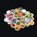 Buckle Bowl Mini Food Keychain Chinese Food Simulation Key Ring. 