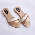 Balaj Ladies Fashionable Slipper Fawn For Grils & Women. 