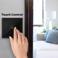Clopal Black Smart Touch WiFi Switch Series with Mobile Control, Voice Control Compatible with Alexa, Google Assistant, IFTTT, Home Automation, and Smart Energy Management. 