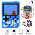 SUP Game Box 400 In 1 Retro Video Game Rechargeable Single Player Portable Handheld Game Console Handheld Game PAD Gamebox for kids Connects with LCD / TV - Size Approx. 5 Inches - Blue. 