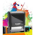 customize pre ink automatic machine stamp large  size with your own details. 
