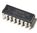 CD4017 CD4017B CD4017BE 4017 DECADE COUNTER DIVIDER IC. 