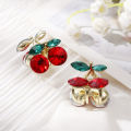 Lovely Small Cherry Hair Claw Clip Accessories For Women Girls Candy Rhinestones Hairpin Crab. 