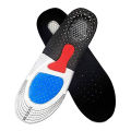 Unisex Solid Silicone Gel Insoles Foot Care for Plantar Fasciitis Heel Spur Sport Shoe Pad Insoles Arch Orthopedic Insole Breathable Foam Shoe Pads, Free to Cut Invisible Increased Heel Lifting. 