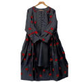 Stylish Collection Stitched Embroidered Flower Gown 3Pc Dress - Perfect For Trending Women And Girls. 