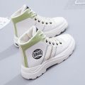 Short boots women's spring and autumn single boots 2021 new British style Martin boots women's shoes students Korean version of all-match high-top shoes. 