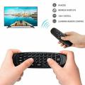 BeesClover Smart Remote Control Air Mouse Keyboard Wireless Backlit Remote Controller Rechargeable 2.4G TV Box Remote Plug Play Multifunctional Fly Mouse Remote Controller. 