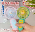Cute Cartoon Cat Children Mini Hand Fan Summer Outdoor Small Fan For Kids No Battery Needed Children Toys Girls Gifts 1Pcs. 
