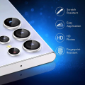 Samsung Galaxy S22 Ultra Camera Lens Protector Silver. 