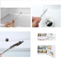 Techmanistan 1M Extra Long Flexible Tube Pipe Cleaner Brush Fridge Cleaning Tool, Refrigerator Cleaner Wire, Kitchen Sink Drainer Wire Brush, Stainless Steel Drain Tube Cleaning Brushes for Sink Refrigerator. 