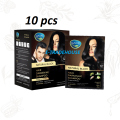 10 Sachets Natural Black Luvvel Shampoo Hair Color Shampoo Sachets 10 x 20ml. 