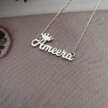 Pure Silver / Chandi, 925 Silver Name Pendant, Single Name Necklace For Girls, Personalized/Customized Design and Name,Single Name Pendant Lockets , Name Lockets For Girls, Name Jewellery, Name Necklace, Name Jewellery for Women/Men. 