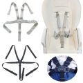 Baby Universal 5 Point Harness High Chair Safe Belt Seat Belts for Stroller Pram Buggy Children Kid Pushchair Child Dining Chair. 