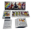Pokémon Silver Foil Cards Collection - 55 Rare TCG Cards in Silver Box, Ideal for Kids and Fans. 