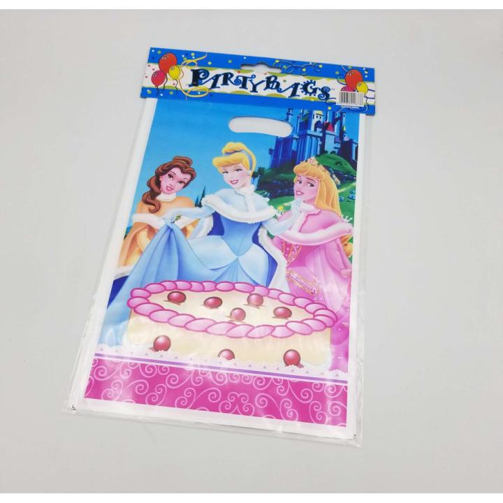 PRINCESS THEME GOODY BAGS PACK OF 10 FAVOR BAGS