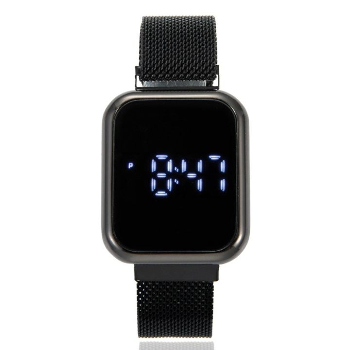 Smart%20Touch%20LED%20Watch%20For%20Men%20High-Quality%20Magnetic%20Strap%20Watch%20For%20Boys%20Stylish%20Watch%20For%20Office/College%20Boys%20-%20Image%203