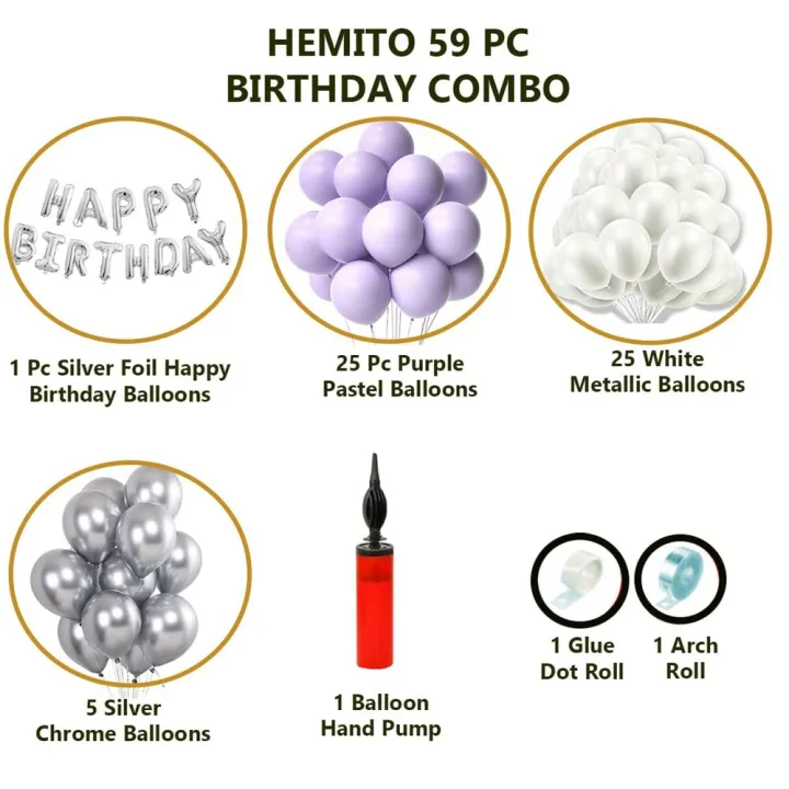 set%20of%2062%20Pc%20silver%20Birthday%20Decoration%20Kit%E2%80%93%20Silver%20and%20White%20Balloons%20Combo%20with%20Birthday%20Banner,%20Arc,%20Glue%20Dot%20for%20girls%20Kids%20Baby%20Birthday%20Decoration%20Items%20white%20with%20purple%20combination..whit%20golden%20combination%7C%20Birthday%20Decoration%20Combo%C2%A0%20-%20Image%204