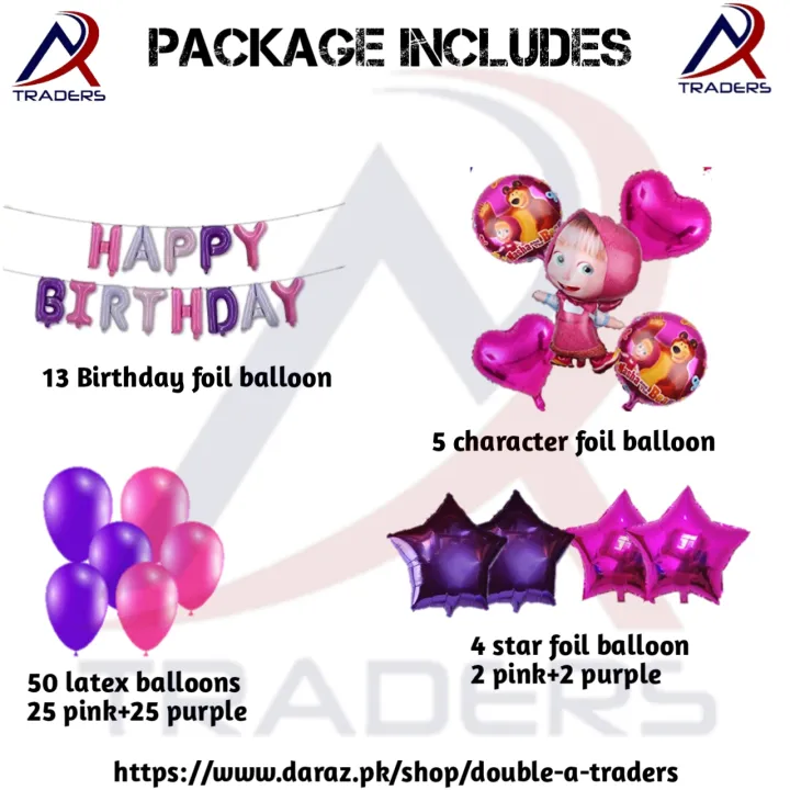 Masha%20And%20The%20Bear%20Birthday%20Decoration%20Masha%20Girl%20Party%20Supplies%20Birthday%20decoration%20theme%20set%20for%20Girls%20-%20Image%203