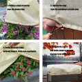 Rectangular Planter Box Protector Protects Plants in Balcony Kit Windowsill and Patio Planter Boxes From Frost, Wind 2Pcs Square Plant Bell Jar. 