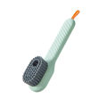 Cleaning Brush With Soap Dispenser | Long Handle | Soft Bristle | Shoes & Clothes Cleaner | Household Laundry Cleaning Tool. 
