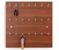 Wall Key Hanger Engineered Wood Key Holder Stand/Wall Hooks Stand/Plain Key Holder for Home Office/Wall Mounted Key Holder/Key Hold/Key Chain Hanging Board/Wall Hanging Key Holder (Walnut) Holder Hook-21. 