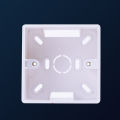 86 type exposed household socket concealed junction switch bottom box wire slot red and white. 