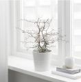 IKEA MUSKOT Plant pot, white 12 cm. 