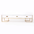 Rectangular Living Lounge Bedroom LED Wall Console Table | Modern TV Stand, Wooden TV Unit, and LED Media Console Table for a Stylish Living Experience. 
