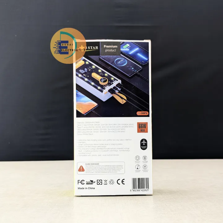 66W%20Super%20Fast%20Charge%20Power%20Bank%2020000mAh%20Portable%20External%20Battery%20Fast%20Charger%20PD20W%20For%20iPhone%20Samsung%20Xiaomi%20Auxiliary%20Battery%20-%20Image%206