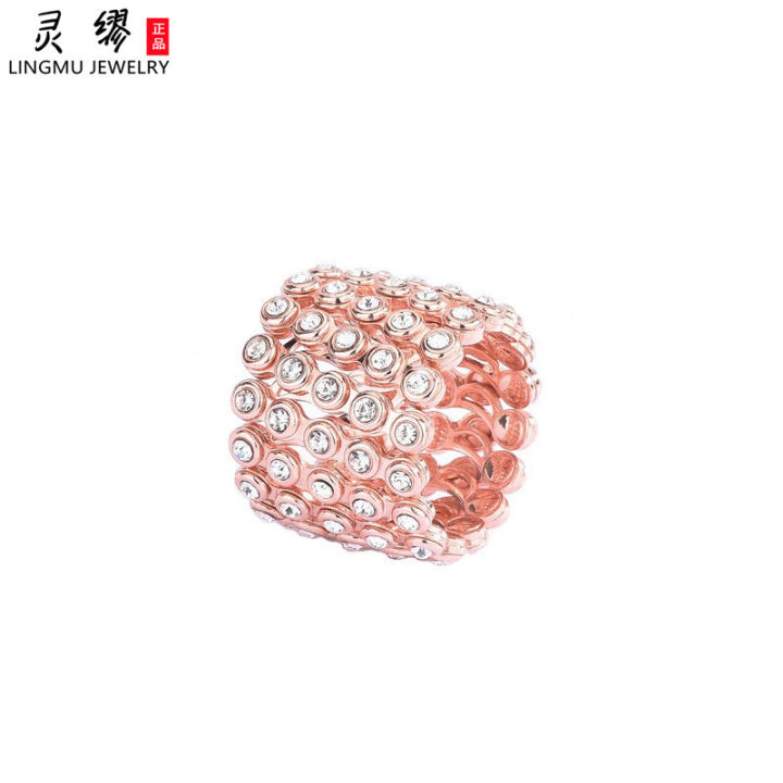 [ New ] Magic Ring Retractable Ring Bracelet Two in One Matching Men and Women Couple Bracelet Dual-Use Deformation Bracelet