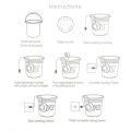 Mini Portable Ultrasonic Turbine Washing Machine Spin Laundry Washer. 