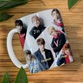 BTS Mug for Army 7 Member Kpop Ceramic BT21 Cup (Printed). 