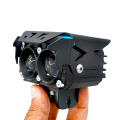 AKE - HJG Mini Driving Dual Lens 60watt 6000LM 3 Function CREE Led Light Yellow White Flasher for Motorcycle bike. 