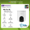 Ezviz by Hikvision H8C Pro 4K 8MP Wireless Wi-Fi IP Camera Outdoor Pan/Tilt Security CCTV Camera |Human/Vehicle Shape Detection| Color Night Vision | Auto-Zoom Tracking |Active Defense with Siren&Light|Weatherproof|2-Way Talk| Supports Up to 512GB Storage. 