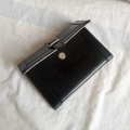 Anabiya Fabrics Black Min Wallet Purse Clutch Pouch for Women. 
