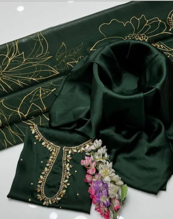 Queens%20Clothing%20Store%20%E2%80%93%203%20pc%20unstitched%20fancy%20dress%20for%20women%20%E2%80%93%20Shamoz%20Silk%20Embroidered%20Shirt%20&%20Trouser%20with%20Organza%20Brush%20Pant%20Work%20Dupatta%20-%20Image%204