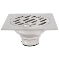 Thick Stainless Steel Anti-Odor Hotel Bathroom Shower Drain 100X100m. 