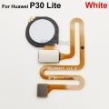 Aocarmo Home Button For Huawei P30 Lite / Nova 4e Touch ID Fingerprint Sensor Flex Cable Replacement Part. 