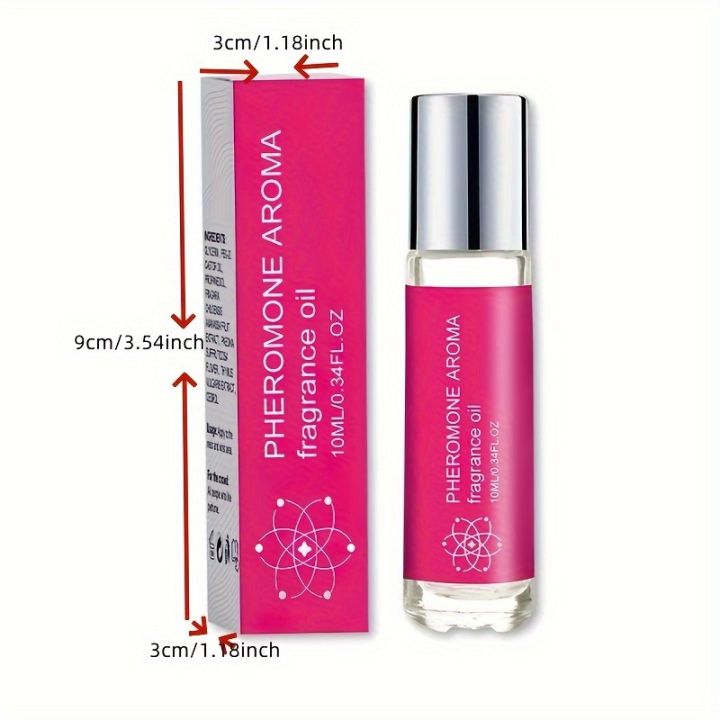2024 0.34oz Pure Instinct Pheromone Perfume Oil Refreshing And Long Lasting Fragrance For Dating And Daily Life