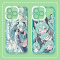 Kawaii H-Hatsune Miku Phone Case for Samsung Galaxy S24 Ultra S23 S22 S21 Plus S20 FE S10 Note 20 10 Pro A14 A34 A54 Soft Cover. 