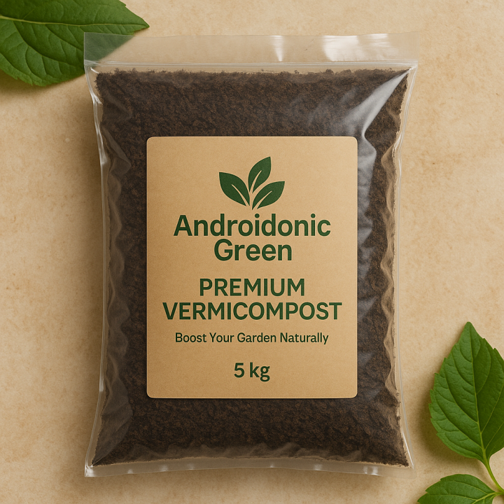 Vermicompost Fertilizer - 100% Pure & Natural | Organic Soil Enricher for Vegetables, Flowers & Lawns