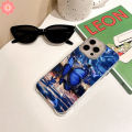 Romantic Fantasy Cool Blue Butterfly Cute Bracket Case Compatible for IPhone 13 11 12 16 14 15 Pro Max XR 7Plus 16 7 14 15 8 Plus XS X MAX SE 2020 Luxury Waves Water Case. 